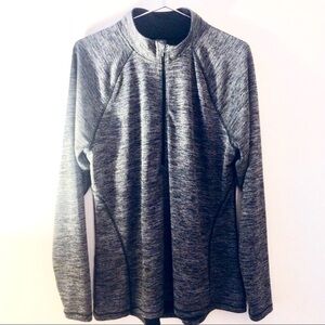 CHAMPION 1/2 Zip Pullover Dry Fit, gray